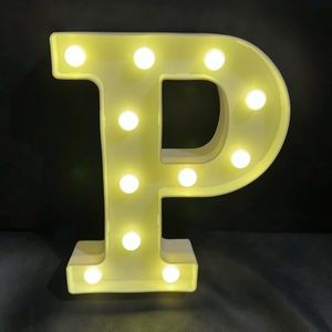 Monogram Light “P”